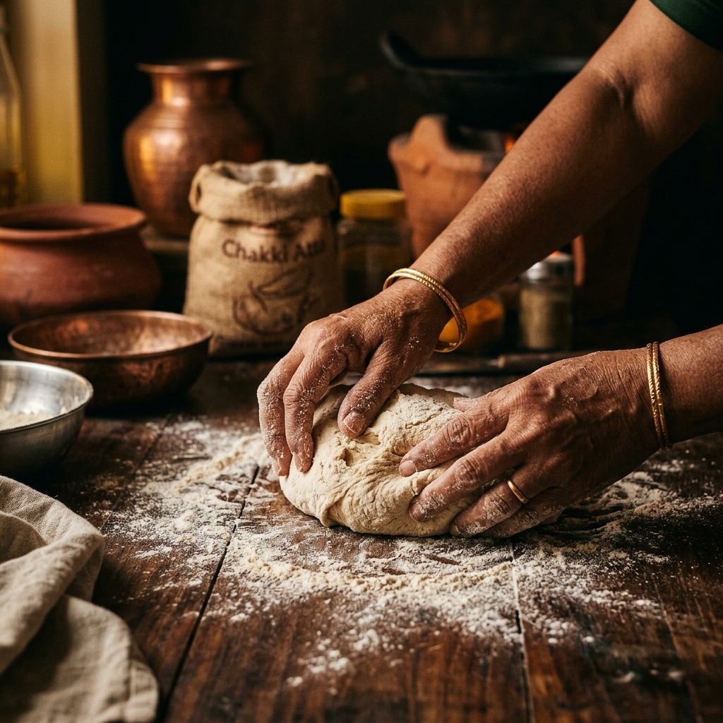 Kerala Chakki Fresh Atta Dough